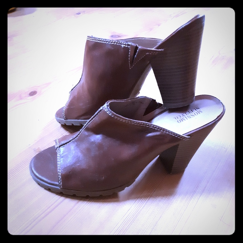 Mossimo heeled slides